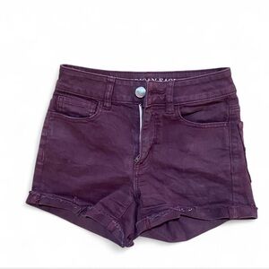 American Eagle Outfitters Deep Purple Jean Shorts